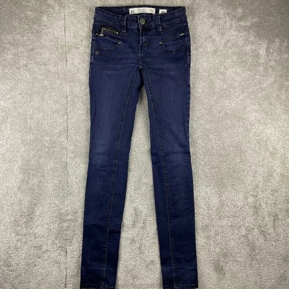 Freeman T. Porter Jeans Women's XS Cigarette Skinny Dark Wash European Denim - Picture 2 of 13